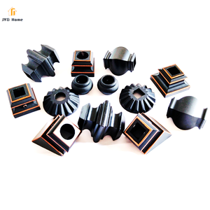 Лидер продаж, черный 5/8 "круглый железный балясный воротник, металлические детали лестниц - Product Image 6