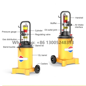 Bomba <span class=keywords><strong>de</strong></span> inyector <span class=keywords><strong>de</strong></span> grasa <span class=keywords><strong>de</strong></span> alta presión portátil multifunción 12L 20L, bomba <span class=keywords><strong>de</strong></span> grasa <span class=keywords><strong>de</strong></span> cubo eléctrico, bomba <span class=keywords><strong>de</strong></span> grasa automática, lubricador eléctrico - Product Image 5