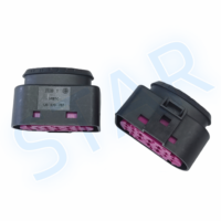 Connecteur femelle étanche à 14 broches pour phare de voiture boîtier de lampe au xénon adaptateur en nylon de contact en laiton pour VW/AUDI/GOLF/SKODA