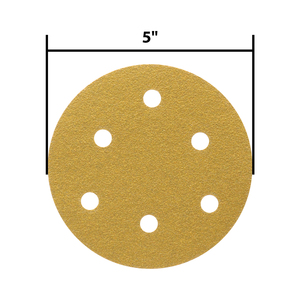 <span class=keywords><strong>Disque</strong></span> de ponçage à crochet et boucle en oxyde d'aluminium jaune de haute qualité, 3 à 6 pouces, durable et haute efficacité pour le polissage du <span class=keywords><strong>bois</strong></span> et du métal - Product Image 3