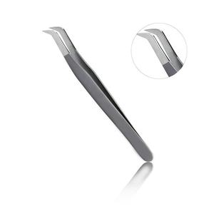Juego de pinzas para extensión de pestañas de fabricación profesional, novedad en juego de pinzas para pestañas de acero inoxidable - Product Image 1
