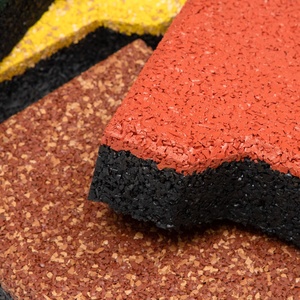 Câu Đố pavers sốc hấp thụ an toàn cao su sàn gạch SBR EPDM cao su non-Slip sân chơi ngoài trời cao su sàn gạch gạch - Product Image 5