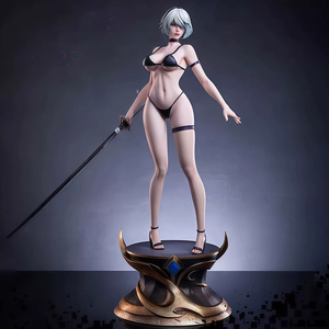 Figura de PVC de Chica Sexy de 55 CM de NieR <span class=keywords><strong>Automata</strong></span> YoRHa No. Tipo 2B <span class=keywords><strong>2A</strong></span>, Figura de Anime de Alta Calidad para Colección y Exhibición - Product Image 2