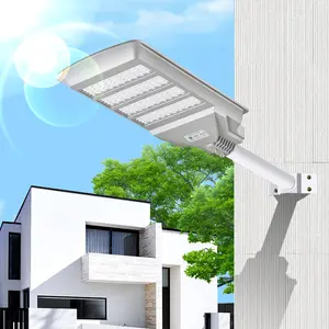 All In 1 Solar Stadium Road Light Lamparas Solares Remote Control Motion Sensor 200W 300W 400W Outdoor Led Solar Street Light