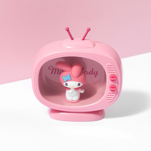 Sanrio Small Night Light Mini TV Modelado Dormitorio Mesita de noche Anime Sleeping Girl Lámpara - Product Image 4