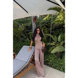 Traje Formal-Casual Marrón con Decoración de Botones - Product Image 5