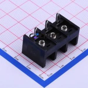 HB9500-9.5-3P Barrier Terminal Block Through hole Component (THT),P=9.5mm Connector Three Sides 9.5mm 1x3P Straight Pin - Product Image 2