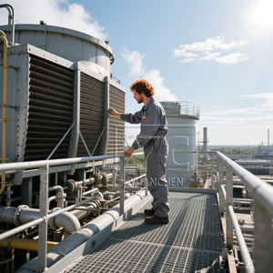 Tấm lưới thép mạ kẽm chịu lực cao cho sàn và cống thoát nước bằng thép cho công trình đường bộ, nắp hố ga - Product Image 3