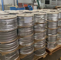 Fibre optique 1hilo 2 hilos 4 hilos FTTH câble de dérivation 1km/tambour avec 1 acier + 2 * FRP
