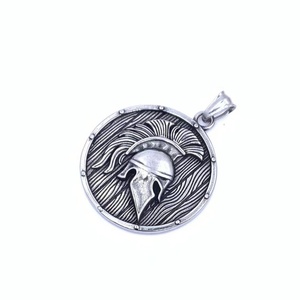 Colgante de Casco de Guerrero Espartano Griego para Hombre, Collar de Gladiador Rey Leónidas de Esparta, Amuleto de Plata, Joyería, Regalos - Product Image 4