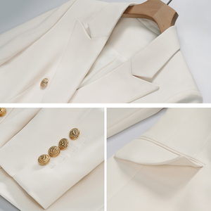 Completo Professionale da <span class=keywords><strong>Donna</strong></span> Vestibilità Regolare Antipiega in Velluto Poliestere <span class=keywords><strong>Viscosa</strong></span> Spandex per Autunno, Business, Immobiliare, Hotel, Reception - Product Image 5