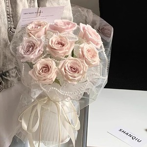 Bouquet de roses artificielles en savon éternel, exquis, à offrir à votre petite amie, sensation haut de gamme, <span class=keywords><strong>cadeau</strong></span> de Tanabata, de la Saint-Valentin ou d'<span class=keywords><strong>anniversaire</strong></span> - Product Image 4