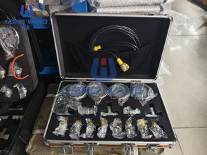Caja de Conexión en T HongWang de 5 Manómetros para Diagnóstico de Presión Hidráulica, Kit con 1 Año de Garantía para Excavadora Genérica WSG - Product Image 5