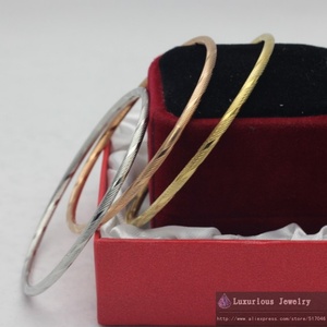 Pulsera en Oferta, Nueva Pulsera de Cristal con Clavos, Acero Inoxidable de Alta Calidad, 3 Colores, Pulseras para Mujer - Product Image 5