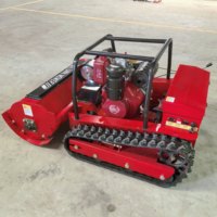 Tondeuse à gazon radiocommandée 15HP KOOP Diesel Crawler 24V robuste pour terrains accidentés, vergers et pentes
