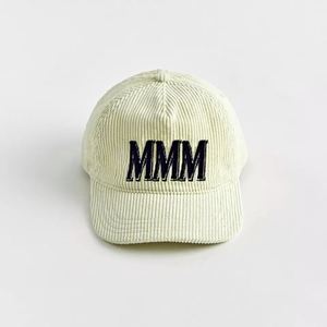 Gorra de Béisbol de Pana de 5 Paneles, Estilo Deportivo Vintage de Alta Calidad, Multicolor, con Imagen Familiar y Logotipo Bordado - Product Image 3