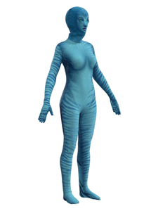 Fabricant d'usine Adulte Halloween Costumes <span class=keywords><strong>Avatar</strong></span> Film Costume <span class=keywords><strong>Avatar</strong></span> Bleu Animal Costume Combinaison Combishort - Product Image 5
