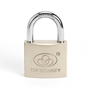 أقفال ثقيلة 50 من الحديد المطلي بالنيكل ، مفتاح أمان مضاد للسرقة ومقاوم للماء ، قفل باب كاندادو - Product Image 2