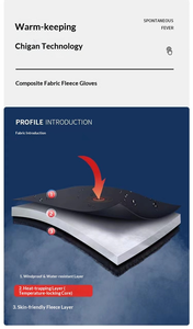 Gants tactiles en polyester chauds pour l'hiver pour hommes et femmes, antidérapants, doublure thermique, design fin, cyclisme, extérieur, temps froid - Product Image 4