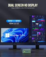 GMKtec G3 Intel N100 MINI PC ordenador DDR4 16G 8G SSD 512GB WIFI 6 BT 5,2 Windows11 pro MINI ordenador barato MINI PC