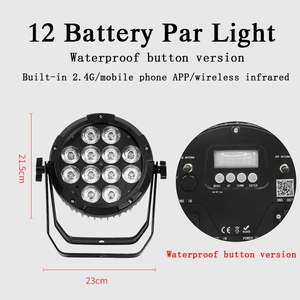 מכירה ישירה במפעל 12 עמיד למים הוביל סוללה נקודתית בקרת טלפון נייד אלחוטי עבור פארק נושא חתונה חיצונית - Product Image 3