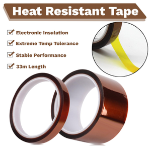 Wholesale Double Sided High Temperature Resistant Masking Tape Heat-Resistant <strong>Vinyl</strong> Material Hot Melt <strong>Adhesive</strong> Custom Thickness - Product Image 1