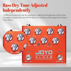 Guitare <span class=keywords><strong>basse</strong></span> électrique JOYO R-29 avec effet de <span class=keywords><strong>basse</strong></span> octave Faz Fuzzy à double canal, effet à bloc unique, accessoire d'instrument de musique GLOAM - Product Image 5