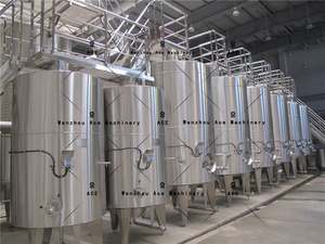 Tanque de Presión para Vino Espumoso de Acero Inoxidable 304/316L de 500L-5000L con PLC y Bomba para Microcervecería - Product Image 6