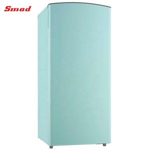 Réfrigérateur rétro coloré / Réfrigérateur bleu avec serrure et clé, réfrigérateur rétro - Product Image 5