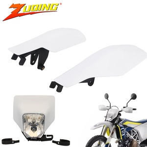Protège-mains de moto ZUQING en matériau PP blanc, 35cm x 20cm x 10cm, protection contre les chocs pour motos de motocross - Product Image 4
