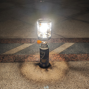 <span class=keywords><strong>Lanterna</strong></span> a <span class=keywords><strong>Gas</strong></span> butano leggera di alta qualità per il campeggio all'aperto ha condotto <span class=keywords><strong>la</strong></span> sorgente luminosa - Product Image 1