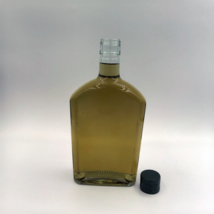 Bouteille en verre transparente vide de 750 ml (75 cl, 480 g) avec bouchon à vis pour Vodka, Whisky, Brandy, Gin, <span class=keywords><strong>Rhum</strong></span>, Tequila – <span class=keywords><strong>Prix</strong></span> usine moins cher - Product Image 4