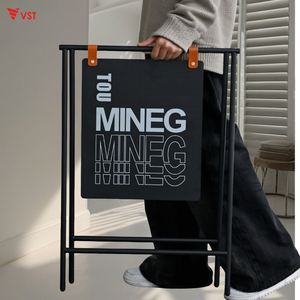 Panneau d'affichage VST personnalisé en métal à double face pour trottoir Panneau d'affichage à cadre en A Panneau de menu publicitaire pour tableau noir - Product Image 3