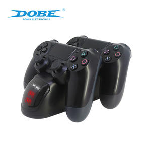 DOBE Suministro directo de fábrica Estación de carga dual Cargador de soporte de base para PS4 <span class=keywords><strong>DualShock</strong></span> Controller Accesorios de juego - Product Image 1