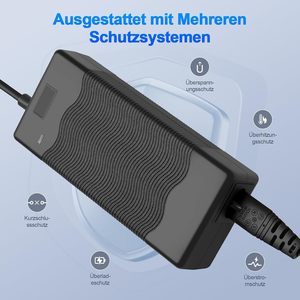 Cargador de batería de litio de 42V 2A para Kugoo S1 S2 S3 M2 Pro cargador rápido de CC para patinete Etwow <span class=keywords><strong>HIMO</strong></span> <span class=keywords><strong>Z20</strong></span> GOTRAX GXL V2 G2 G3 G4 - Product Image 6