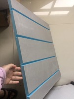 Nouveau produit en polystyrène renforcé, vente en gros de mousse flexible en fibre de verre XPS pour salle de bain, panneau de support de carrelage XPS