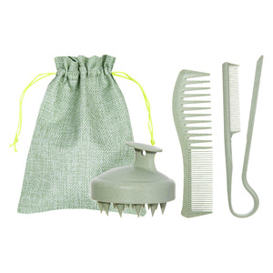 Juego de peines para piojos de ABS de cuatro piezas al por mayor, cepillo de champú de moda para uso doméstico para cabello liso/rizado - Product Image 3