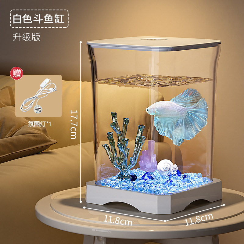 [Blanc] réservoir de poissons + lumière ambiante