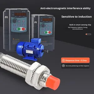 M8 Metal <strong>Sensor</strong> Switch Inductive Anti-Interference Proximity <strong>Sensor</strong> with PNP Output 24V Three-Wire NPN Replacement CE Approved - Product Image 3