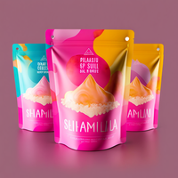 MOQ 200 pièces – Sacs en aluminium personnalisés imprimés numériquement, refermables, à fermeture éclair, pour stockage alimentaire, anti-odeur
