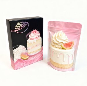 Kantong Mylar Biodegradable 3.5g Custom dengan Cetak Embos, Segel Zipper, dan Hologram Aluminium Foil untuk Kemasan Permen dan Camilan, Warna Custom - Product Image 2