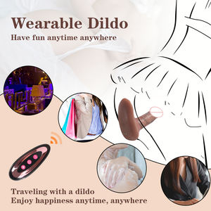 Paar Wearable Penis Extender Wieder verwendbare Cock Sleeve Vergrößern Penis Kondom Sex Dildo Vibrator für Männer und Frauen - Product Image 4