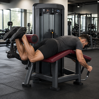 Appareil de musculation intégré DINGJIAN DJ-LJ01 de qualité supérieure pour extension des jambes, horizontal, avec sélection de charge par broche courbée