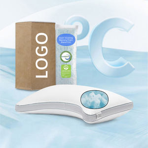 <span class=keywords><strong>Crescent</strong></span> Adjusta ble <span class=keywords><strong>Pillow</strong></span> Back oder Side Sleeper <span class=keywords><strong>Pillow</strong></span> <span class=keywords><strong>Shaped</strong></span> Shred ded Memory Foam Cooling Infused Kissen - Product Image 1