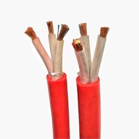 Anpassbares Rotkupfer Hochtemperaturbeständiges Silikon-Gummi Flexibles Niederspannungs-Verteilungskabel 450/750V