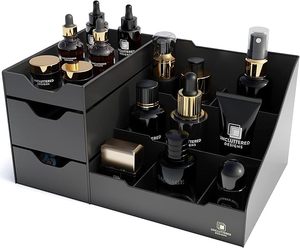 Tocador grande para hombre, cajones, Colonia, desodorante, Barba, loción <span class=keywords><strong>de</strong></span> afeitar, Perfume, cuidado <span class=keywords><strong>de</strong></span> la piel, perfecto Baño, Dormitorio, organizador <span class=keywords><strong>de</strong></span> almacenamiento - Product Image 1