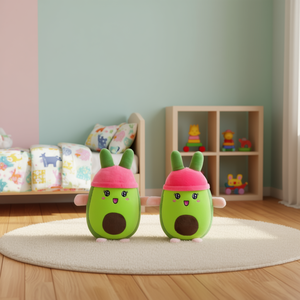 Jouets en peluche avocat 18 cm, animaux en peluche doux pour la décoration de chambre, cadeau d'anniversaire, jouet pour enfants, thème végétal, design moderne - Product Image 2