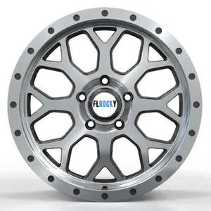 Flrocky Offroadล้อ 5 6 หลุม 18X8.5 นิ้ว PCD 5X130 6X114.3 พร้อม CB 84 Fit สําหรับรถออฟโร้ดล้อ