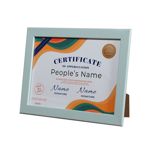 מסגרות תמונה מעץ בסיטונאות בגדלים 6 אינץ', 7 אינץ' ו-8 אינץ'. פריטי תצוגה לתעודות זמינים במלאי. - Product Image 1