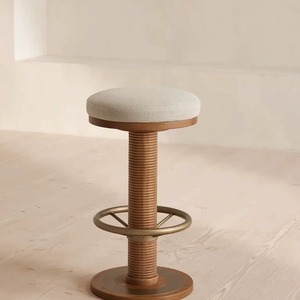 Moderno sgabello da Bar regolabile <span class=keywords><strong>sedie</strong></span> <span class=keywords><strong>in</strong></span> tessuto e <span class=keywords><strong>in</strong></span> <span class=keywords><strong>legno</strong></span> <span class=keywords><strong>in</strong></span> acciaio inox Base <span class=keywords><strong>sedie</strong></span> alte Bar <span class=keywords><strong>per</strong></span> <span class=keywords><strong>cucina</strong></span> Hotel sgabelli da Bar <span class=keywords><strong>sedie</strong></span> - Product Image 2